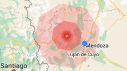 El temblor en Mendoza tuvo su epicentro entre la ciudad cabecera y Uspallata.