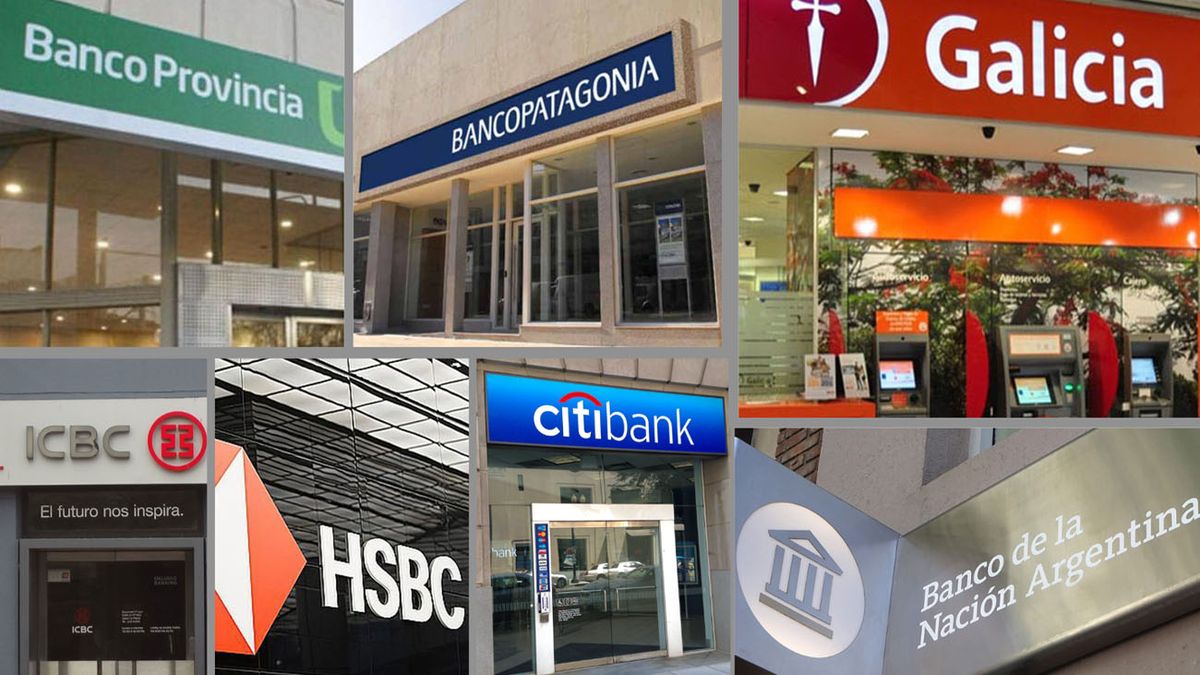 Bancos en la Argentina. El plazo fijo tiene en vilo a los ahorristas por la suba del dólar blue.