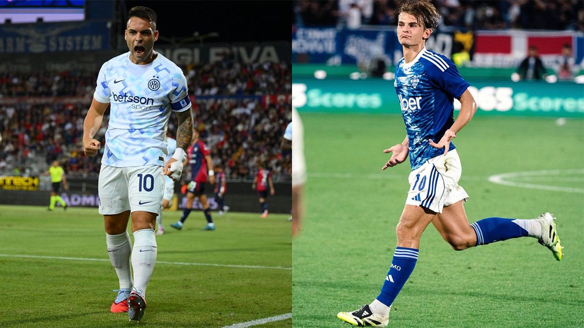 Lautaro Martínez (Inter) y Nico Paz (Como) marcaron goles.