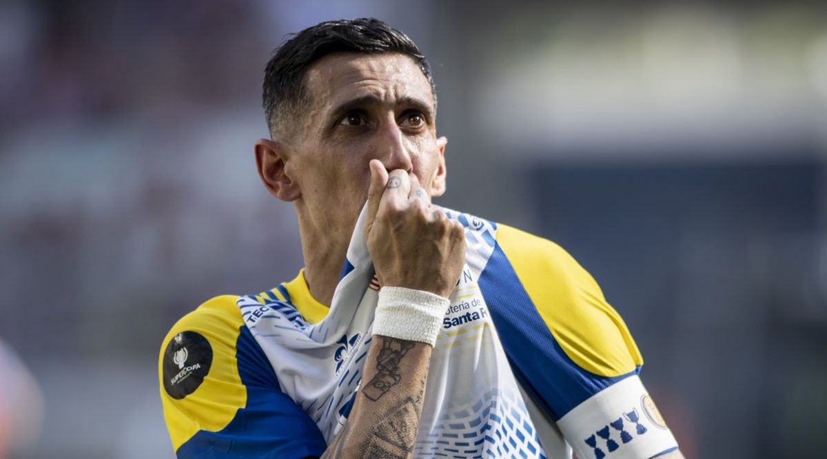 &Aacute;ngel Di Mar&iacute;a convirti&oacute; un doblete para Rosario Central.