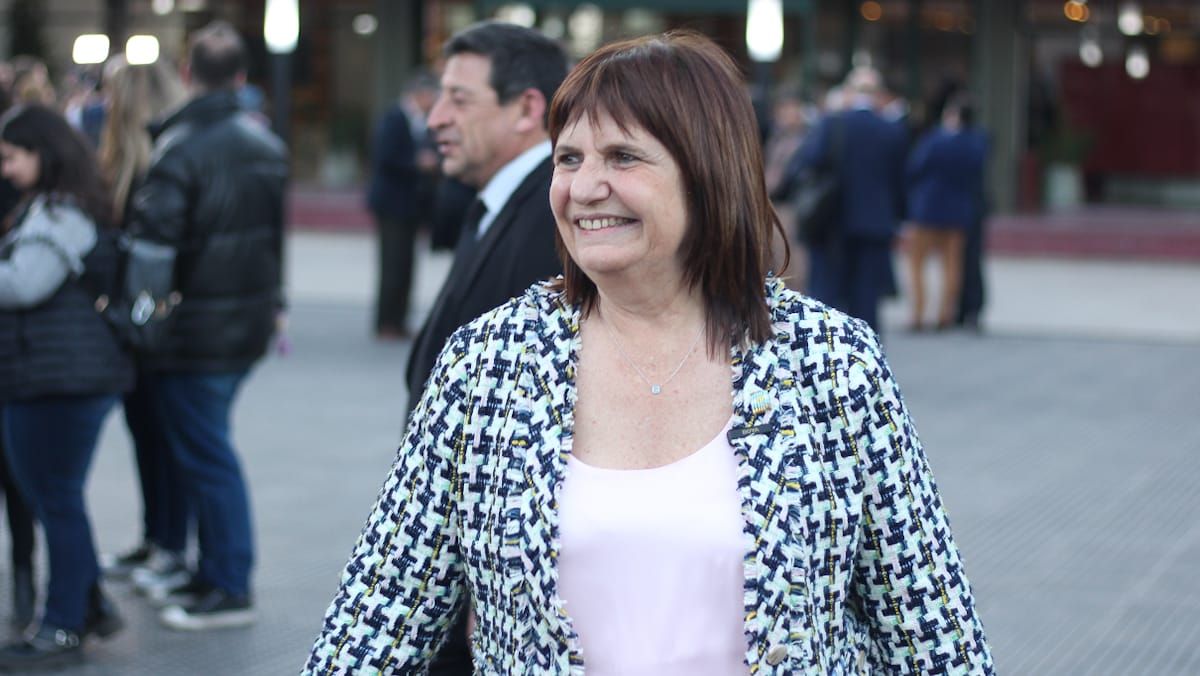 La ministra de Seguridad de la Nación, Patricia Bullrich. 