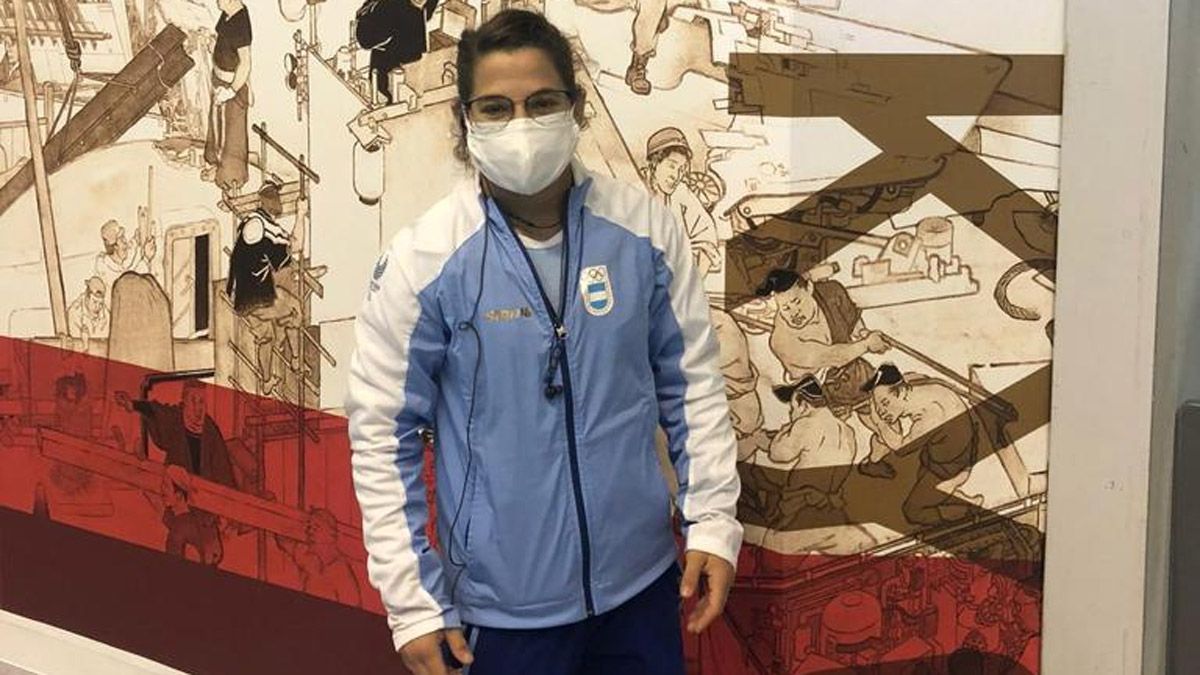 Pareto, la primera deportista argentina en llegar a Tokio