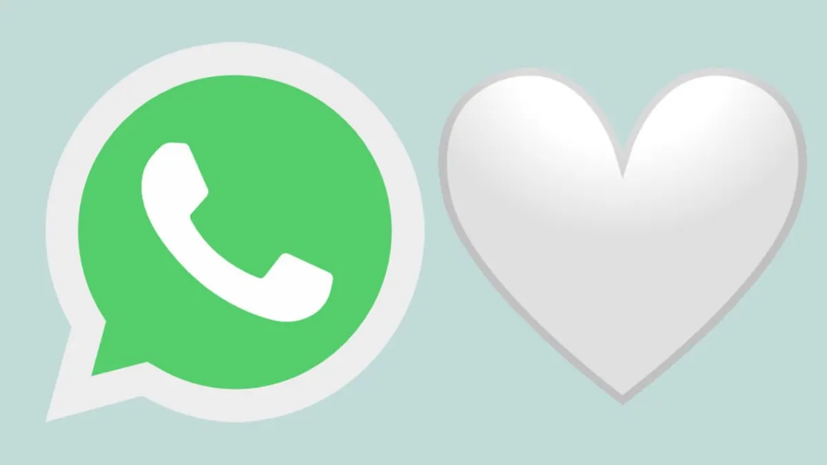 El emoji del corazón blanco es muy utilizado en WhatsApp El emoji del corazón blanco es muy utilizado en WhatsApp