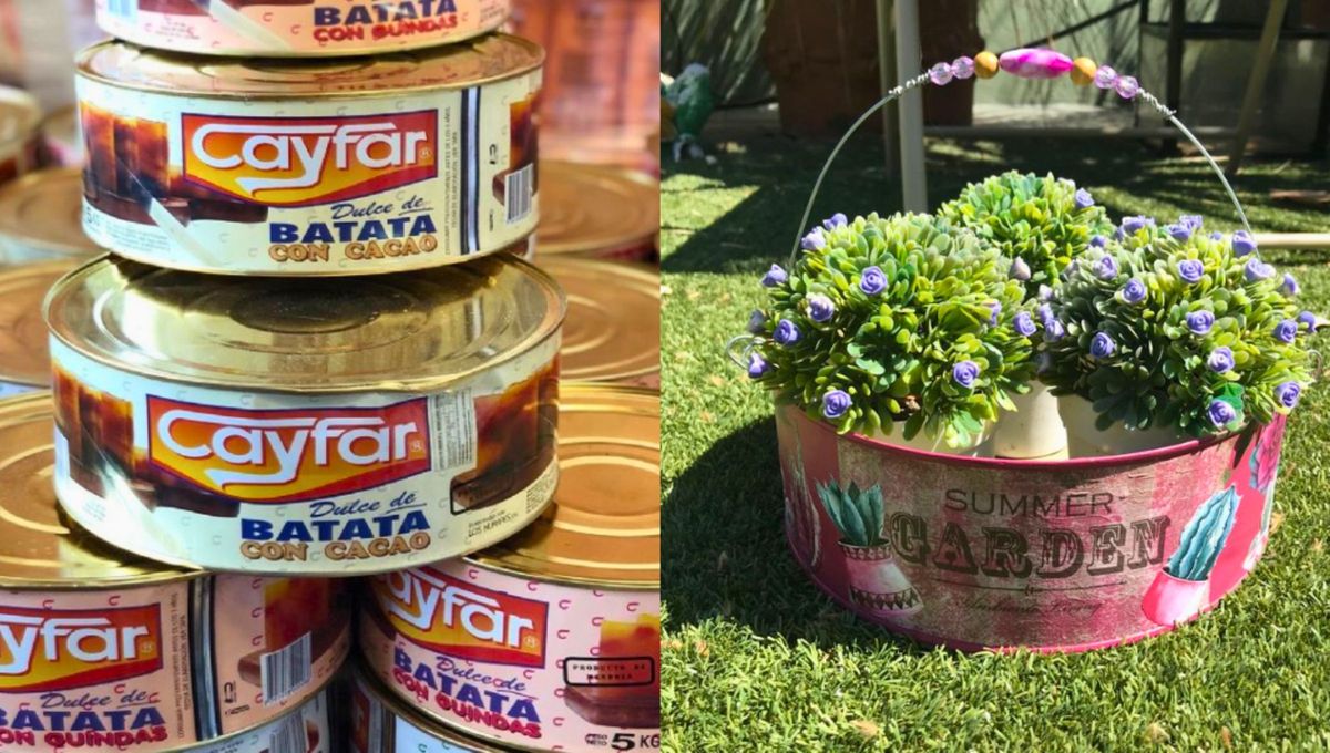 Son realmente hermosas para armar macetas, asi que si tenes de estas latas en casa aprovechalas. Fuente La 100 radios Son realmente hermosas para armar macetas, asi que si tenes de estas latas en casa aprovechalas. Fuente La 100 radios