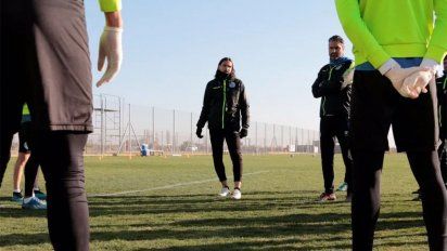 Diego Martínez, DT de Godoy Cruz, buscará convencer a los jugadores para llevar a cabo su idea. (Fotos prensa Godoy Cruz).