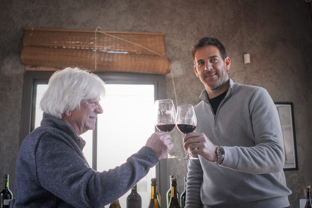 Del Potro lanzó su vino de alta gama.