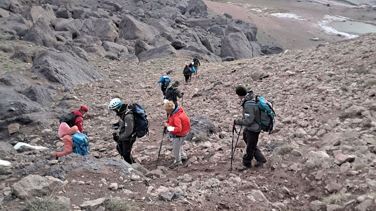 El rescate de cuatro mujeres en el cerro Tolosa