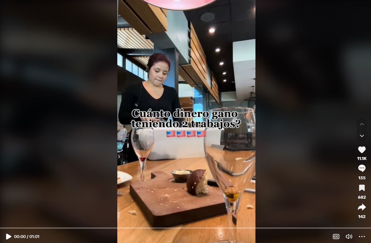 El video que compartió Laura sobre sus trabajos en Florida se volvió viral en Tik Tok. El video que compartió Laura sobre sus trabajos en Florida se volvió viral en Tik Tok.