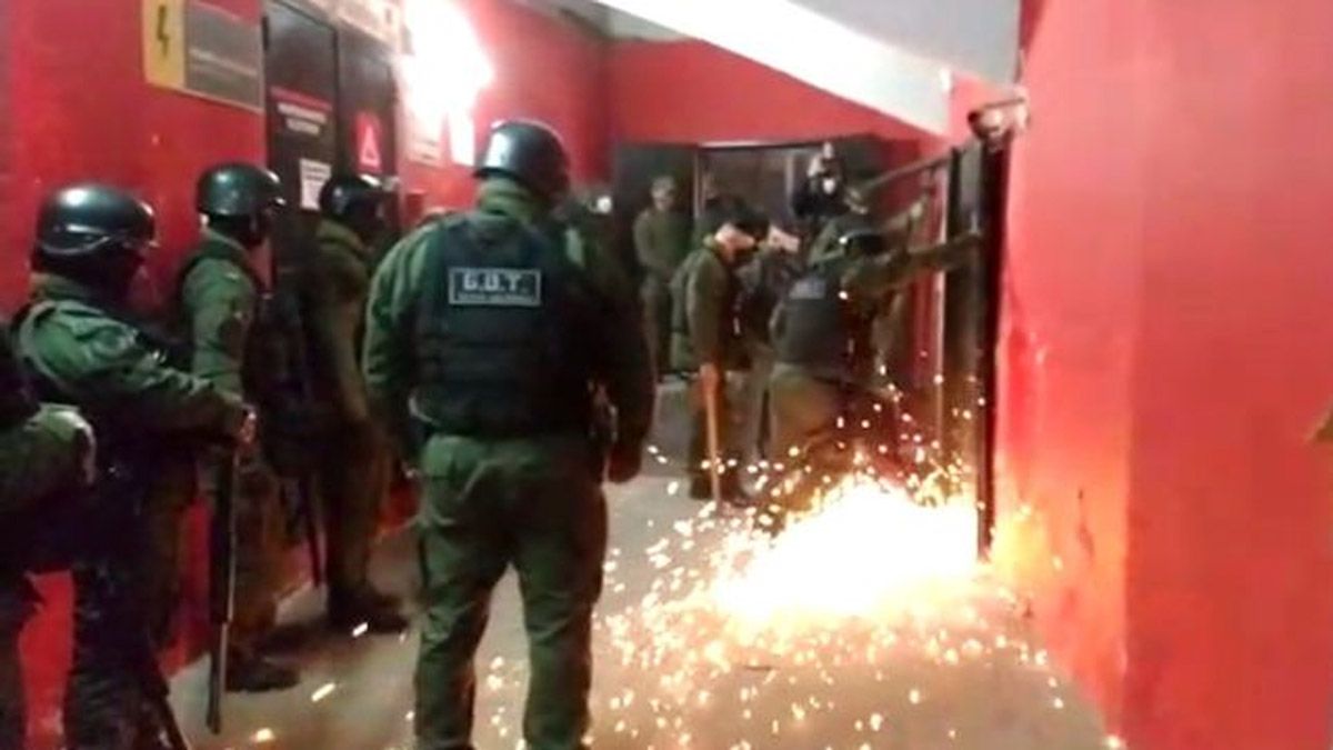 Hallaron un búnker de la barrabrava en la cancha de Newell's