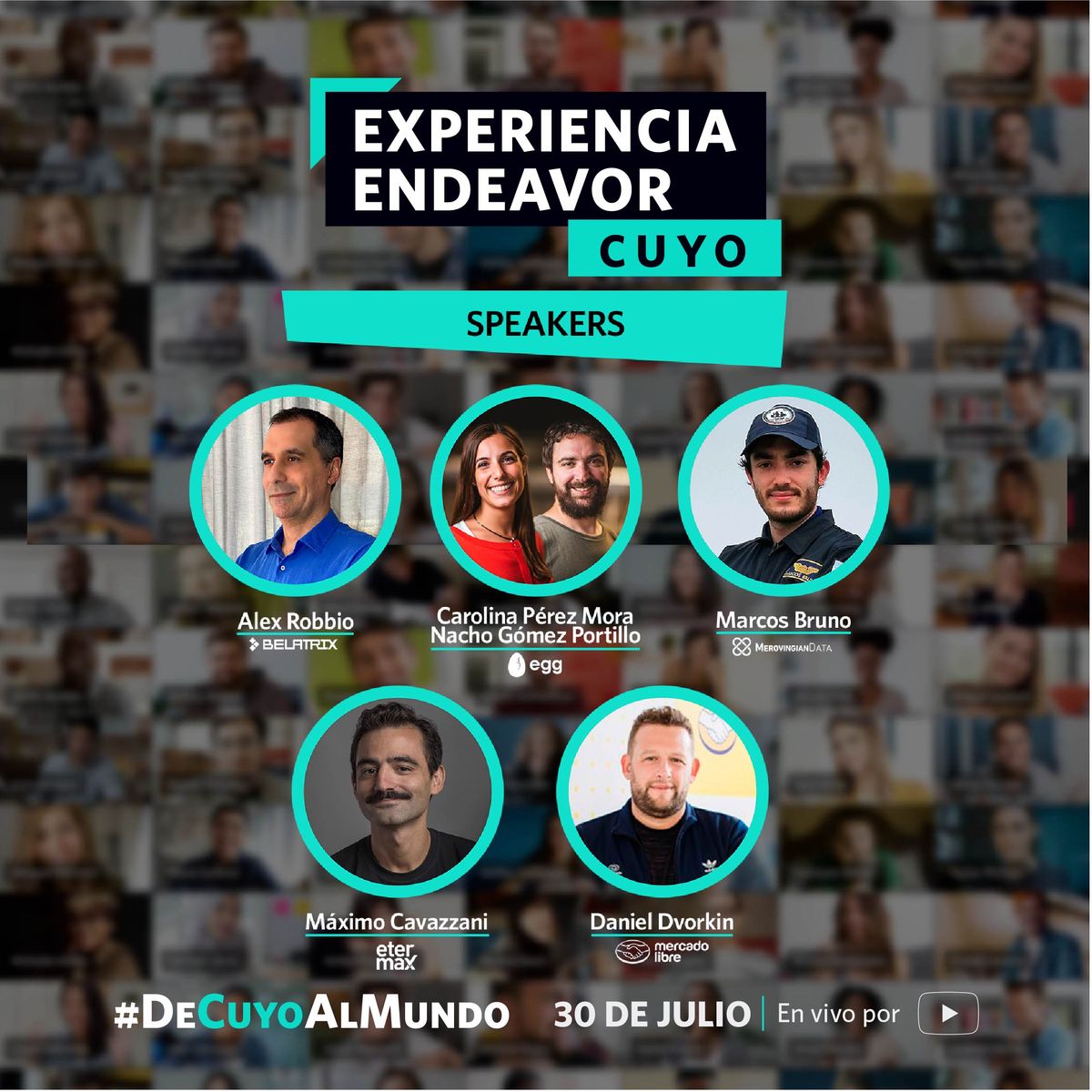 El viernes y por Youtube será la nueva edición de Experiencia Endeavor Cuyo.