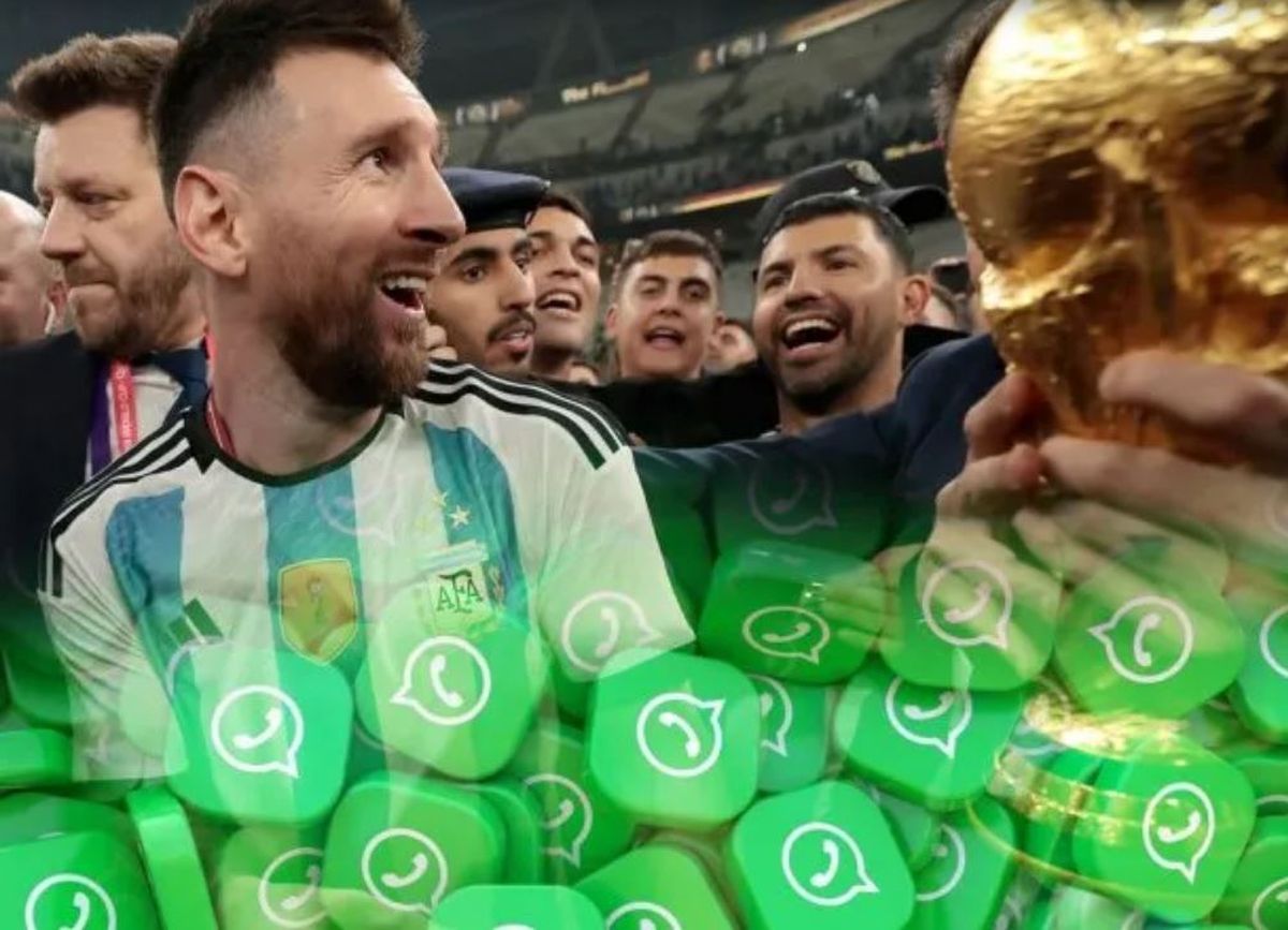 Tecnología. WhatsApp: cómo tener los stickers de Argentina campeón del mundo.
