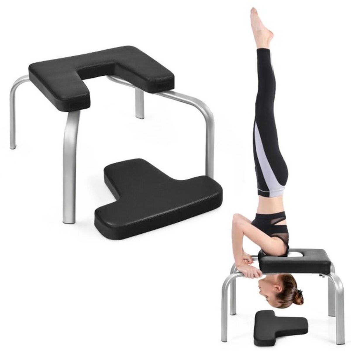 La posición "paro de cabeza" es difícil de conseguir si no es de manera asistida. La posición "paro de cabeza" es difícil de conseguir si no es de manera asistida.