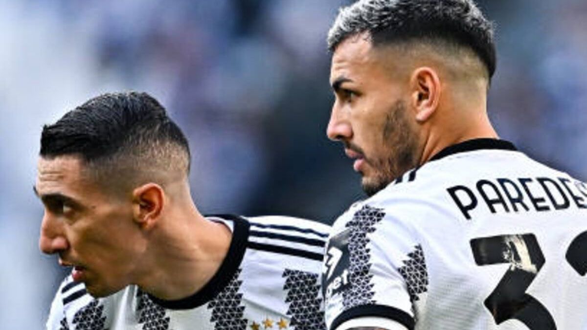 Ángel Di María y Leandro Paredes.