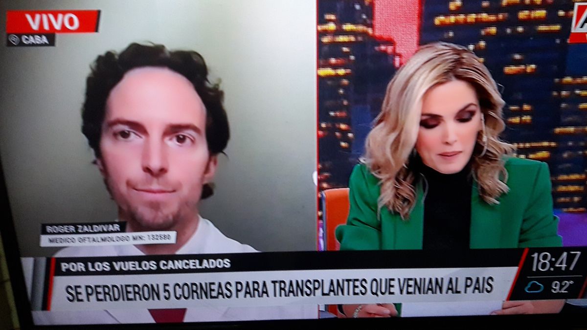 Roger Zaldivar fue entrevistado por Viviana Canosa.