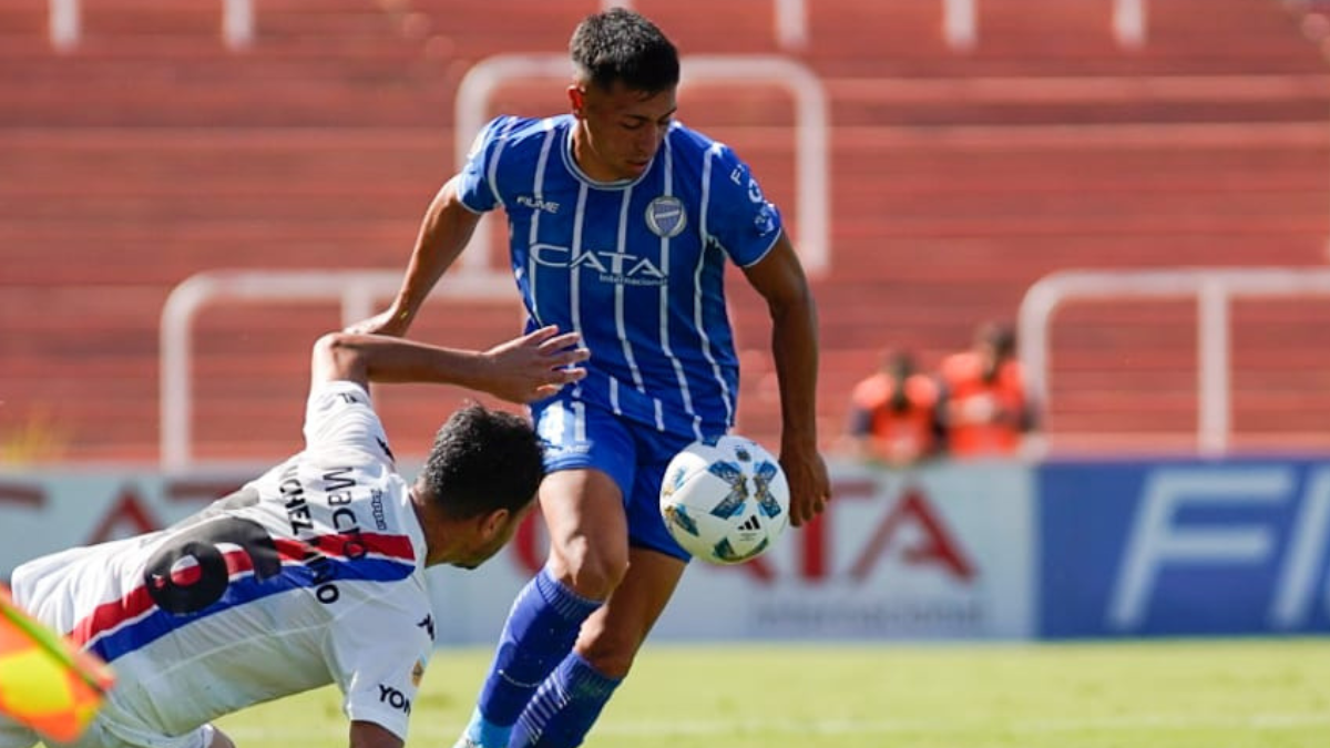 Facundo Altamira goza de un buen momento futbolístico en Godoy Cruz.&nbsp;