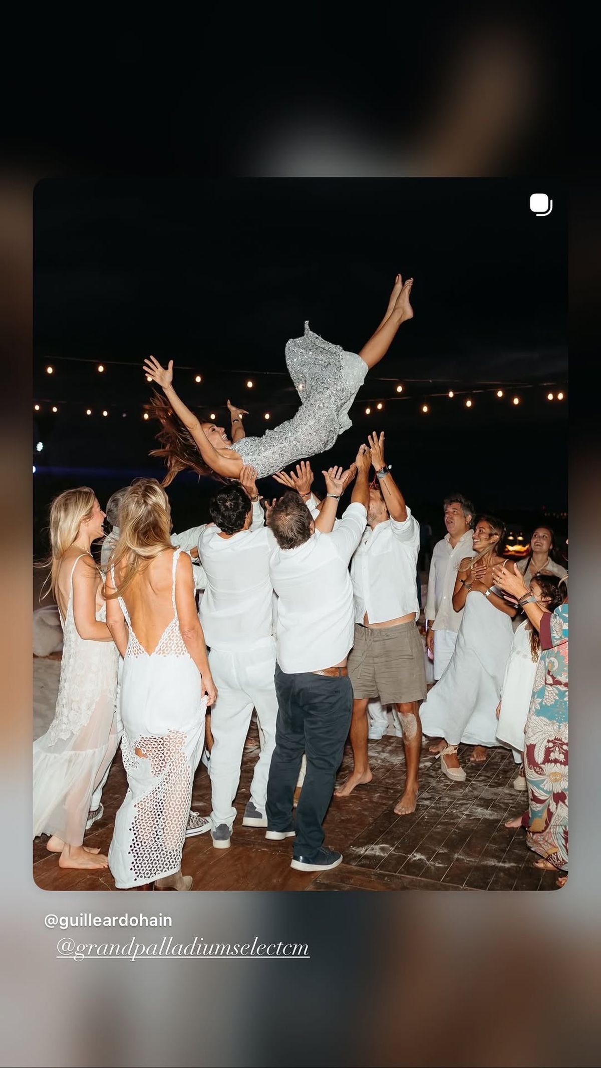 La fiesta de cumplea&ntilde;os de Pampita en la playa.