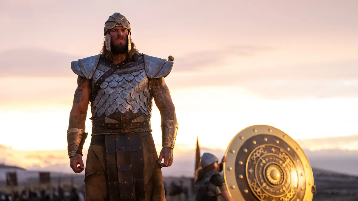 Goliat es uno de los antagonistas en esta espectacular serie. Goliat es uno de los antagonistas en esta espectacular serie.