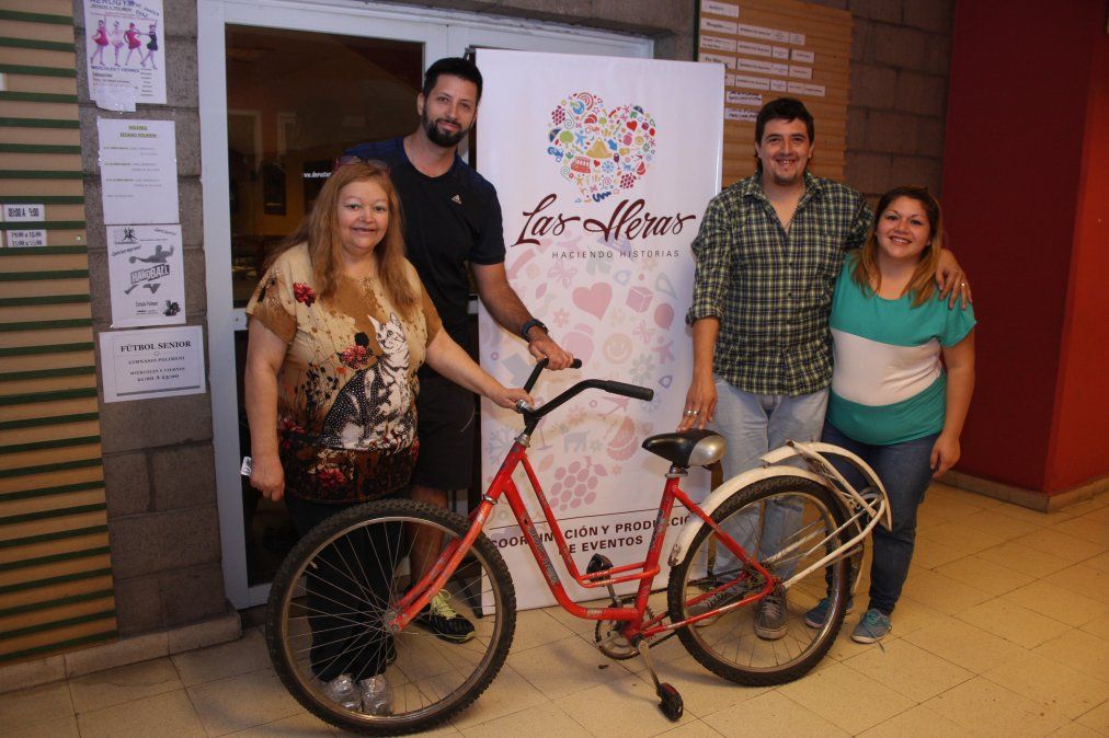 Las Heras recibe bicis, las repara y las entrega