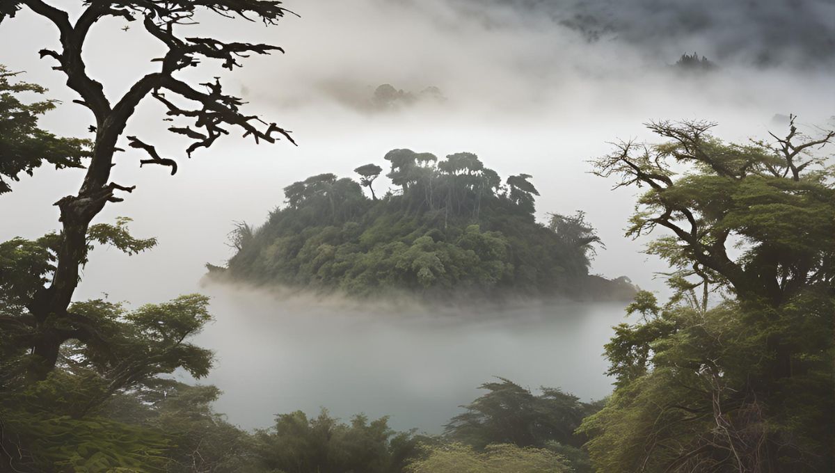 La isla fantasma que fue vista por la NASA mediante sus satélites.