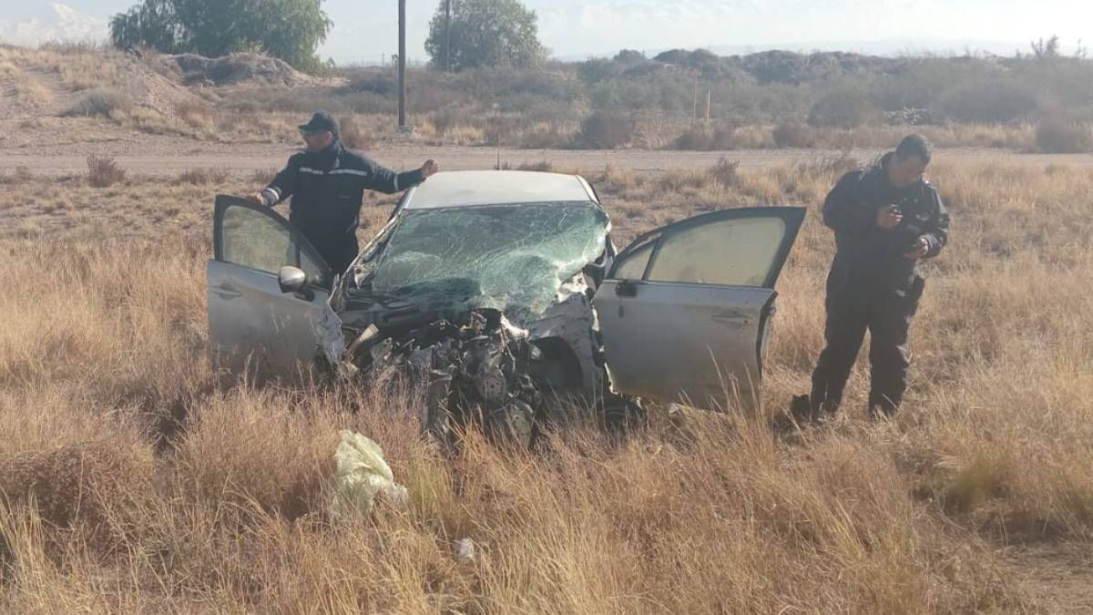El impacto fue violentísimo y Javier agradece estar vivo. El impacto fue violentísimo y Javier agradece estar vivo. 