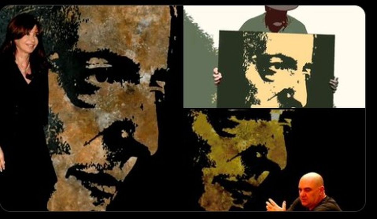 El cuadro de Néstor Kirchner que Norberto Filippo pintó con Malbec y conmovió a Cristina Kirchner. El cuadro de Néstor Kirchner que Norberto Filippo pintó con Malbec y conmovió a Cristina Kirchner.