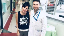 Daniela se recupera rápidamente y ya caminó