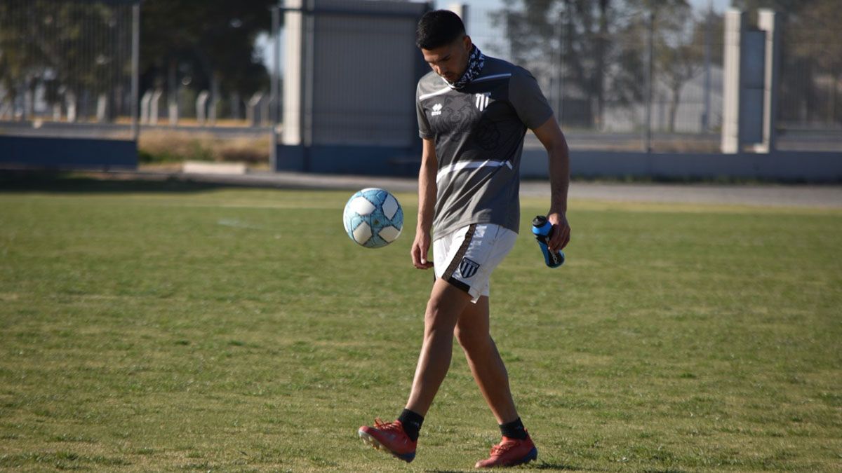 El volante Brian Zabaleta. Foto: gentileza prensa Gimnasia y Esgrima