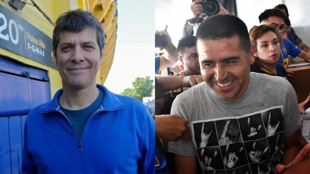 Mario Pergolini y Juan Román Riquelme.