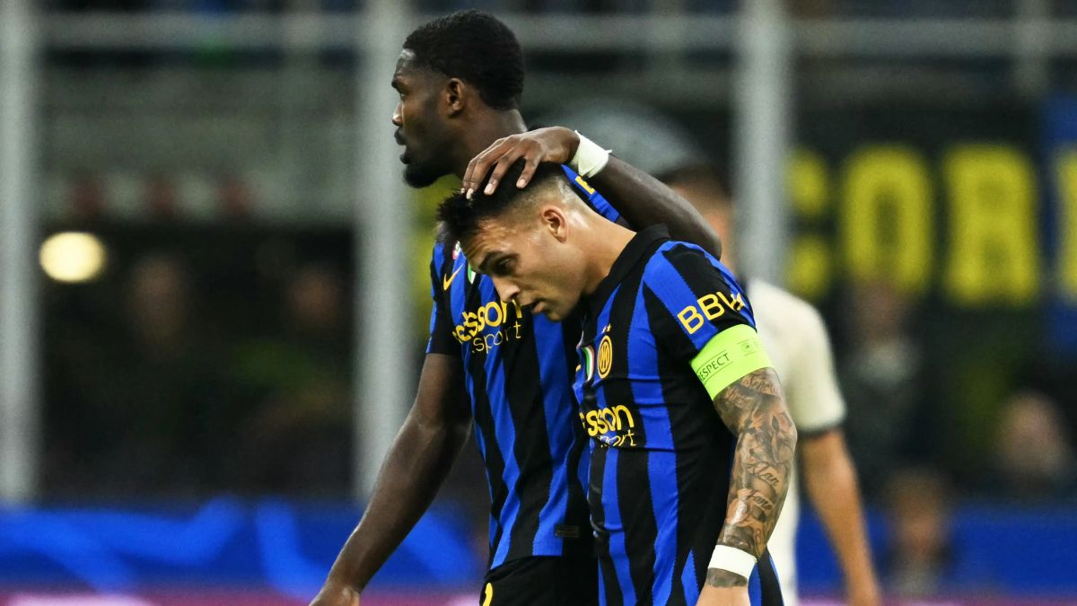 Lautaro Martínez cumplió con dos goles para el Inter, pero el triplete de Tresoldi selló la suerte a favor del Brujas.