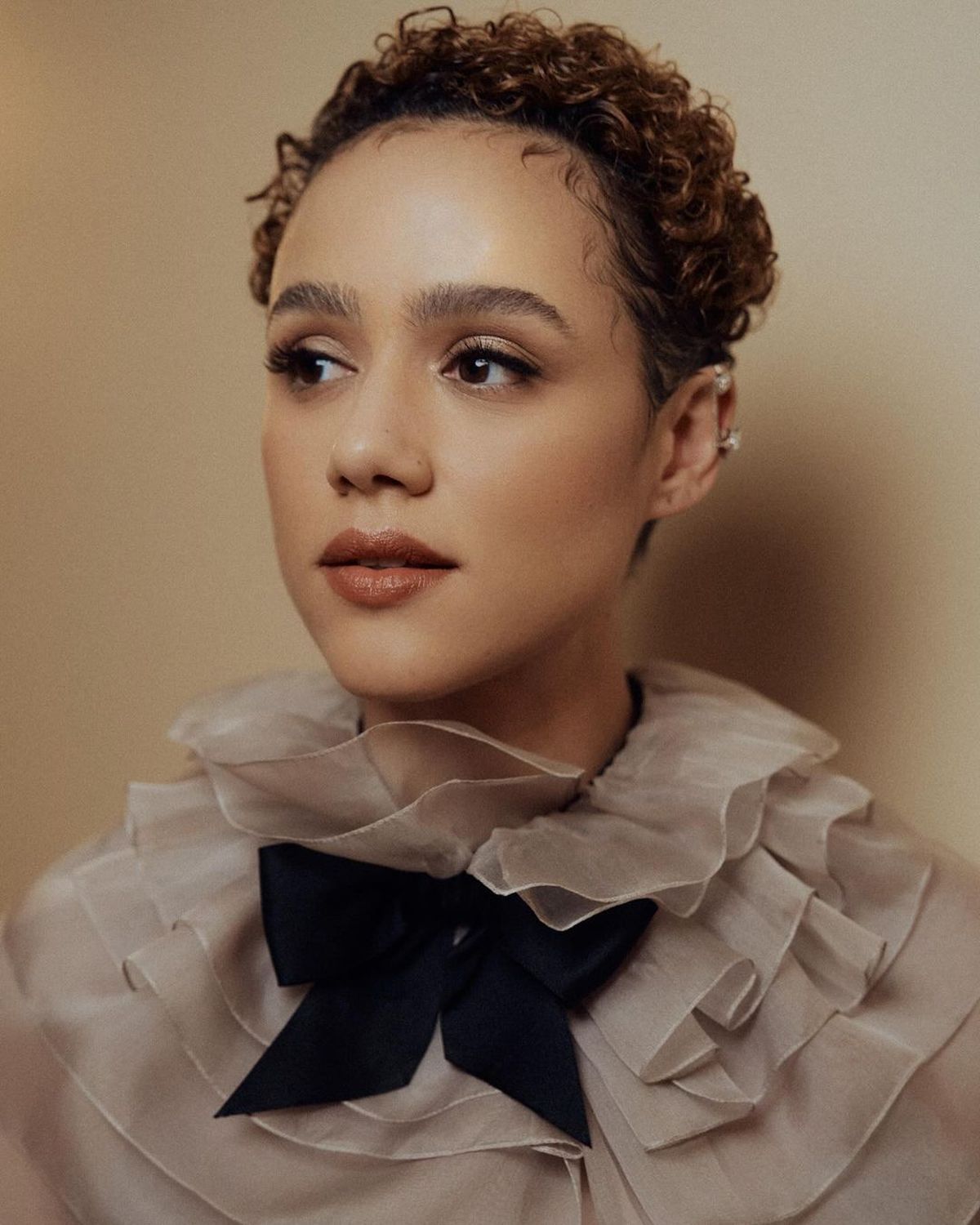 La actriz Nathalie Emmanuel en la actualidad. La actriz Nathalie Emmanuel en la actualidad.