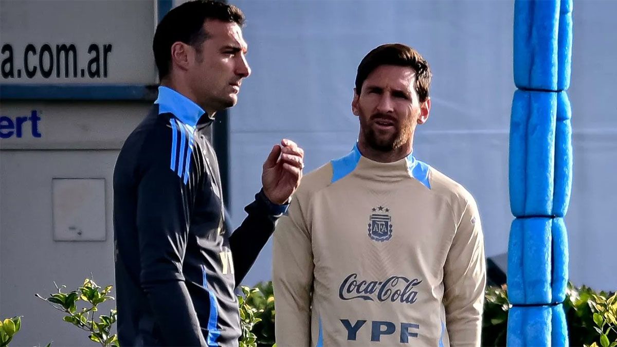 Scaloni habló sobre cómo está Messi para el Mundial.