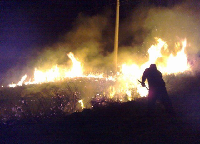 Hubo 15 focos de incendio en fincas de Alvear y distritos vecinos