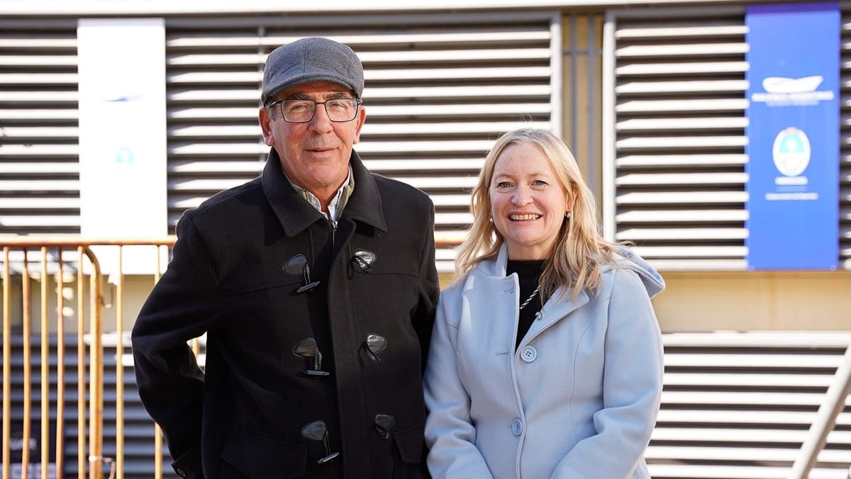 Federico Chiapetta, subsecretario de Deportes, y Hebe Casado, vicegobernadora de Mendoza. Federico Chiapetta, subsecretario de Deportes, y Hebe Casado, vicegobernadora de Mendoza.