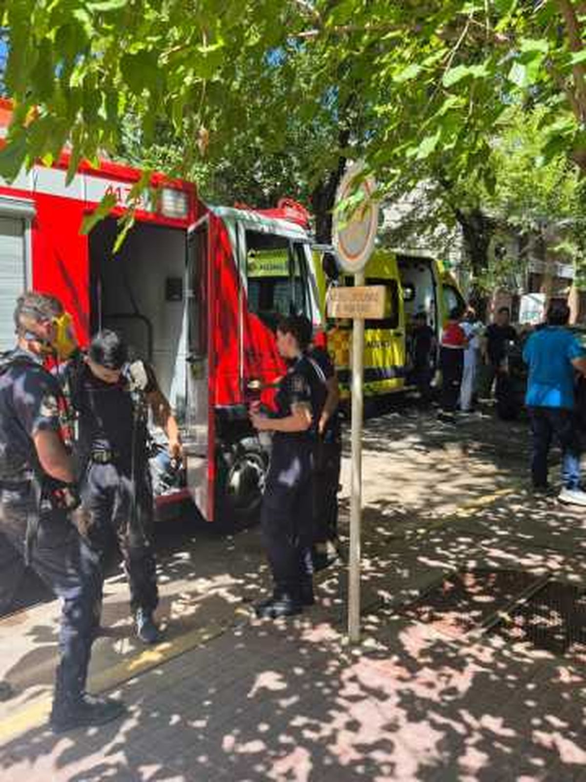 El accidente ocurrió en un hotel ubicado en calles 25 de Mayo y General Paz, de Capital.