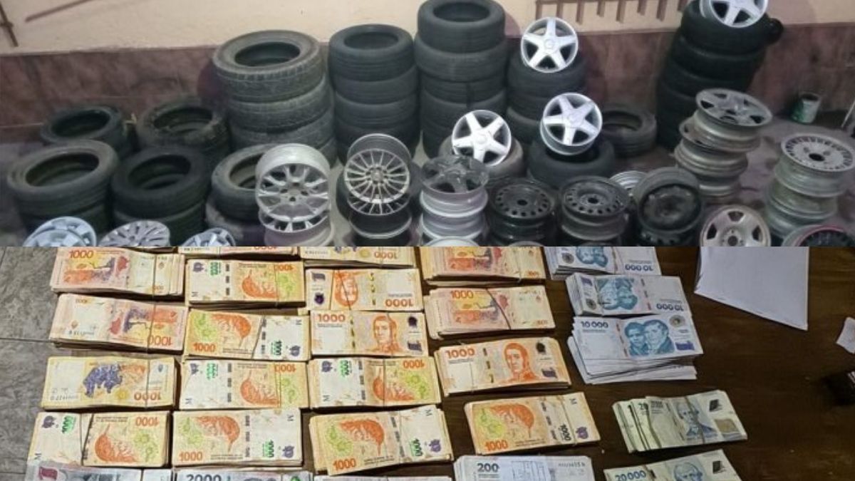 Parte de los elementos secuestrados por la Policía en los allanamientos. Parte de los elementos secuestrados por la Policía en los allanamientos.