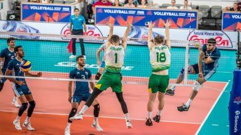 Argentina finalizó su participación en la VNL con un triunfazo ante Australia