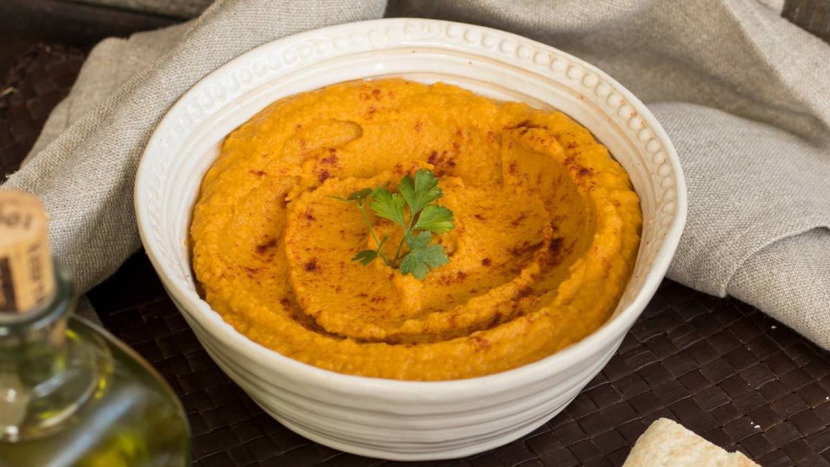 Aprende a preparar hummus de zanahoria, una de las recetas más deliciosas para untar el pan. Foto: gentileza nestle. Aprende a preparar hummus de zanahoria, una de las recetas más deliciosas para untar el pan. Foto: gentileza nestle.