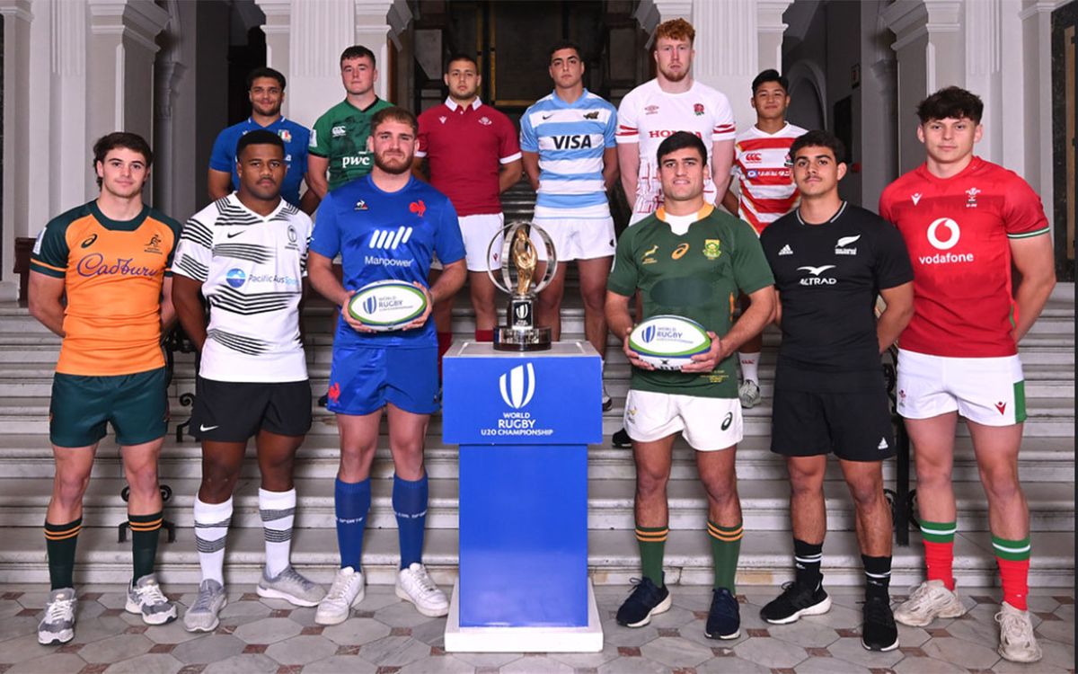 La foto de los capitanes que disputarán el Mundial M20 La foto de los capitanes que disputarán el Mundial M20