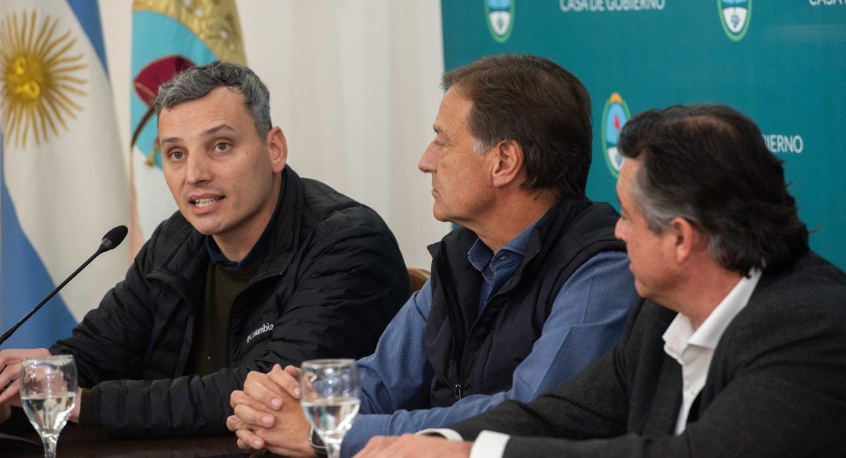 Pablo Magistocchi, Rodolfo Suarez y Víctor Ibañez.