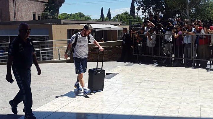 El seleccionado arribó a San Juan