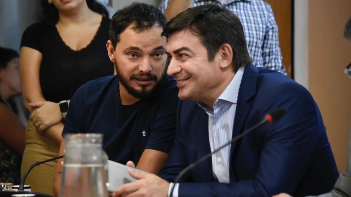 El diputado nacional del PRO Álvaro Martínez junto a su referente político en Mendoza, Omar De Marchi. El diputado nacional del PRO Álvaro Martínez junto a su referente político en Mendoza, Omar De Marchi.