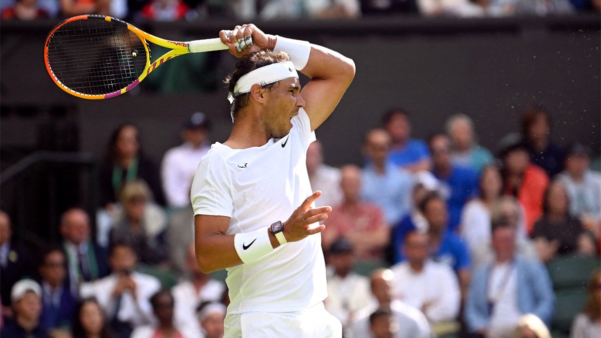 Rafael Nadal venció a Francisco Cerúndolo en Wimbledon y sigue adelante con su objetivo.
