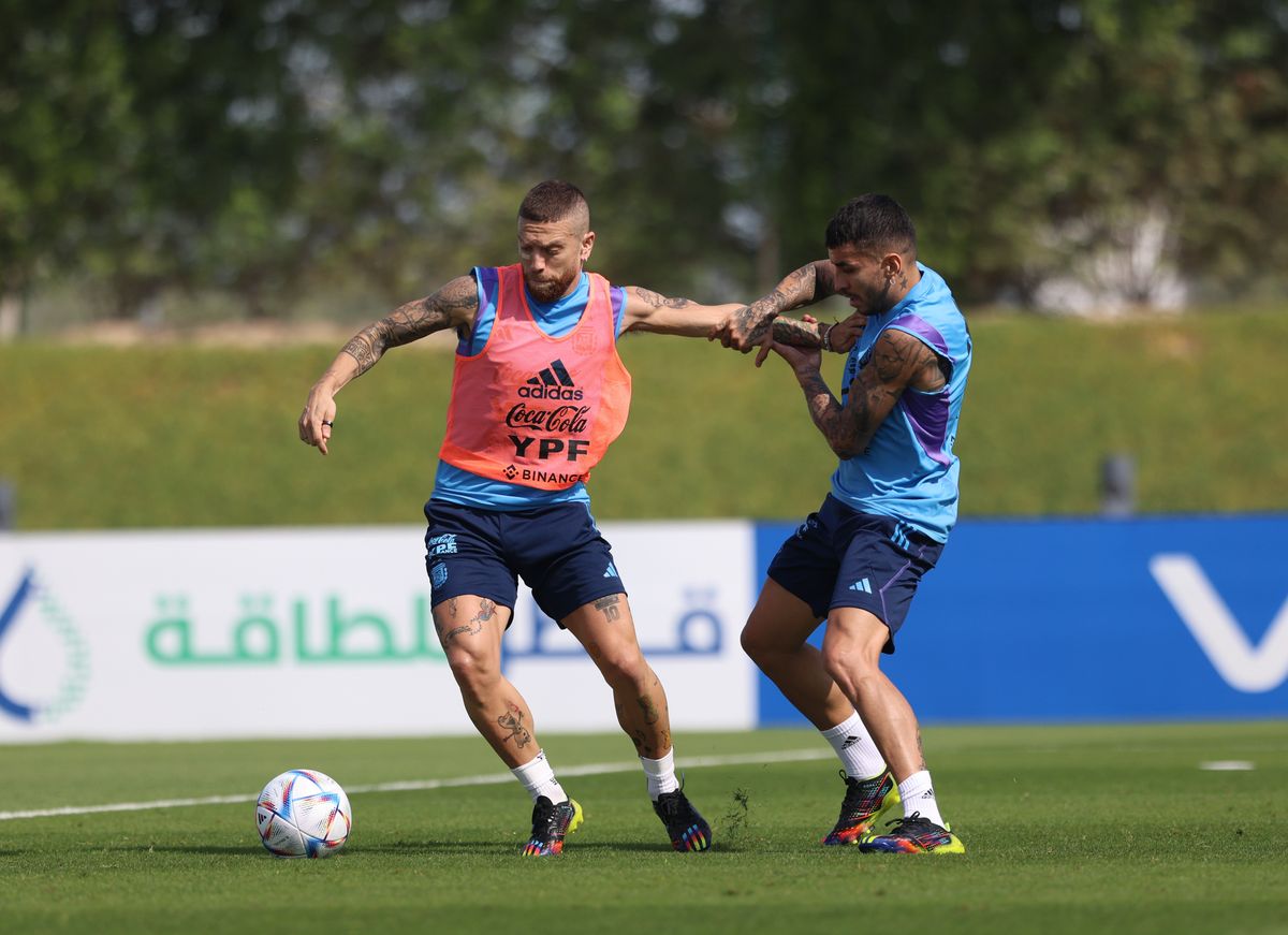 El Papu Gómez fue uno de los que participó de la práctica