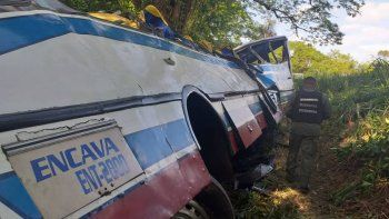 Un micro volcó en Venezuela y 18 personas murieron
