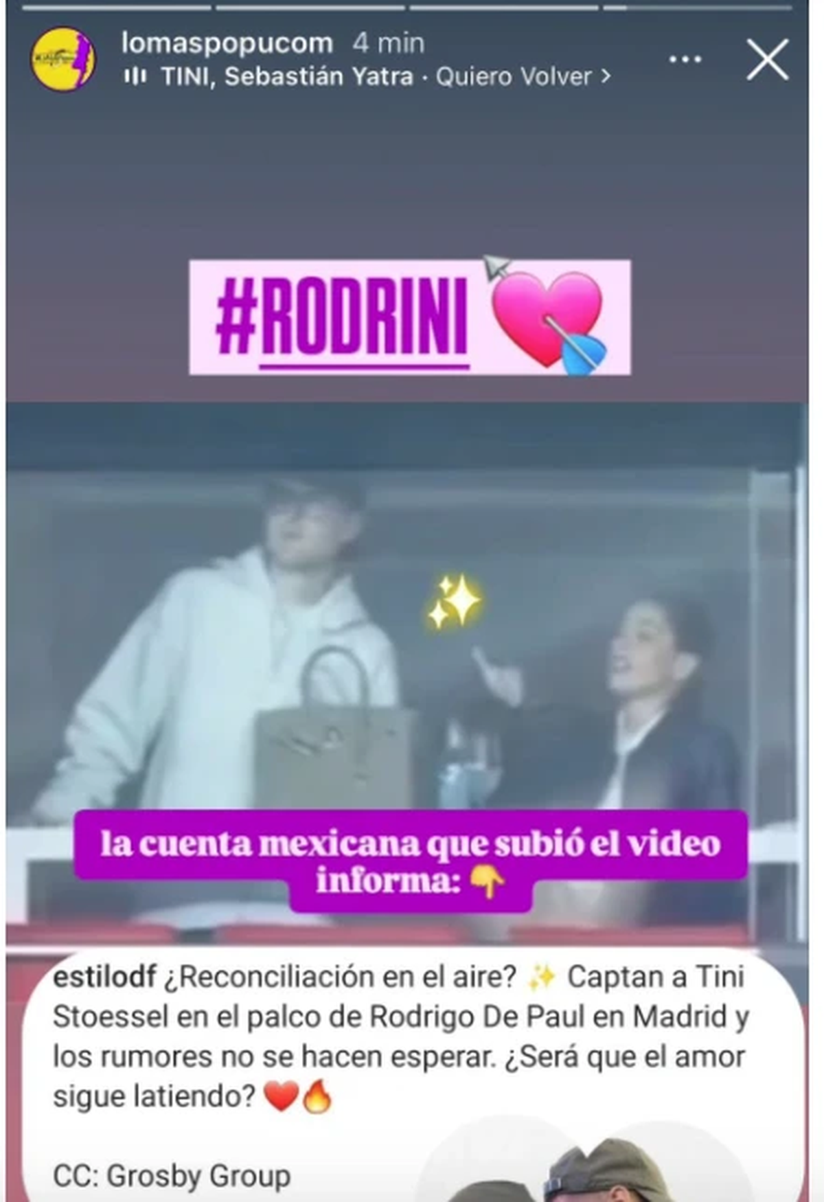 Ángel de Brito se hartó y confirmó el rumor más escandaloso del romance entre Tini y Rodrigo de Paul. Ángel de Brito se hartó y confirmó el rumor más escandaloso del romance entre Tini y Rodrigo de Paul.
