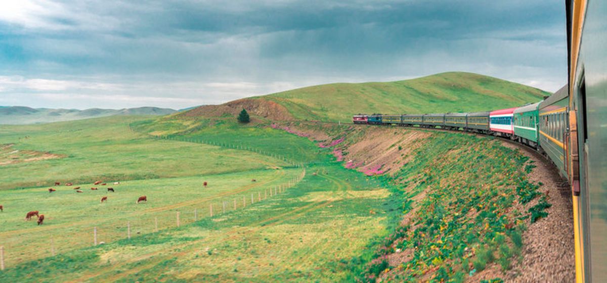 Una de las rutas del Transiberiano en Rusia. Una de las rutas del Transiberiano en Rusia.