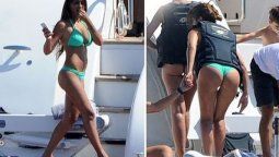 Las fotos robadas de Antonella Roccuzzo en bikini