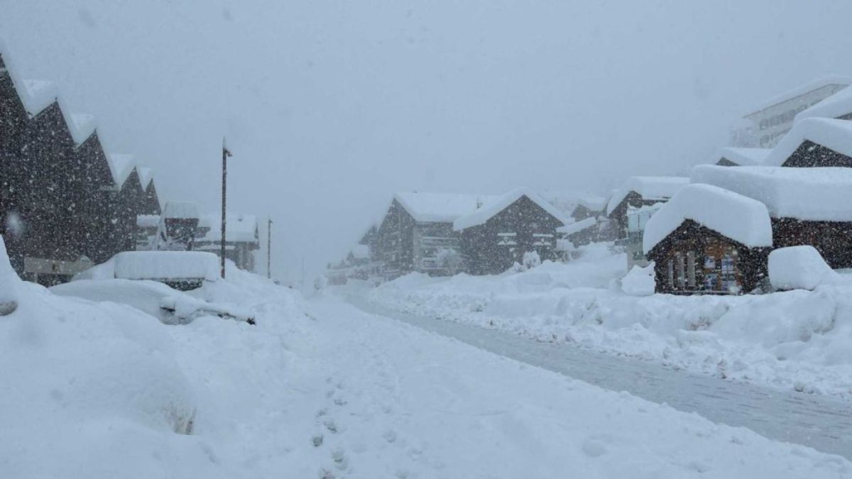 Nevadas en Europa.