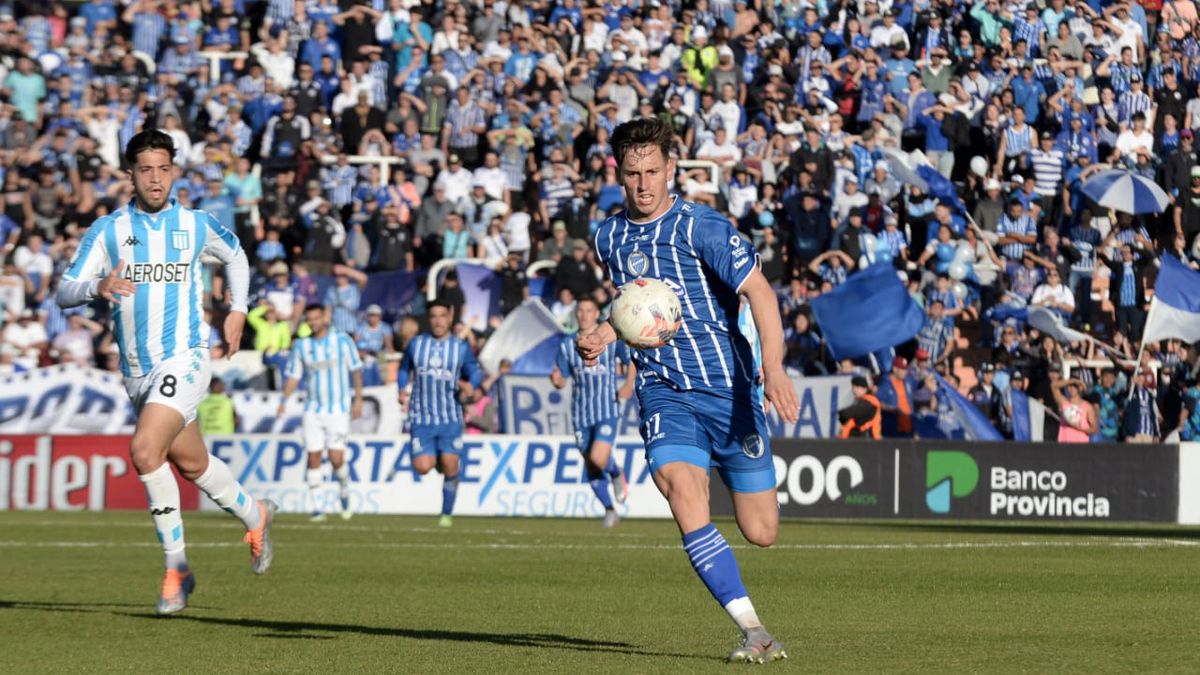 Tadeo Allende&nbsp; fue una de las figuras de Godoy Cruz en el triunfo ante Racing.