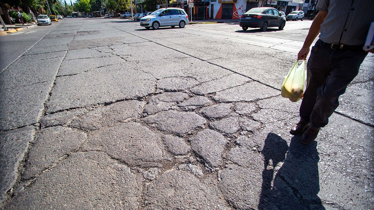 Las obras de asfalto en avenida San Martín comienzán el lunes.